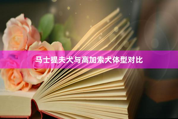 马士提夫犬与高加索犬体型对比